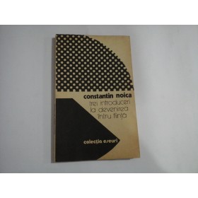      TREI  INTRODUCERI  LA  DEVENIREA  INTRU  FIINTA  -  CONSTANTIN  NOICA 